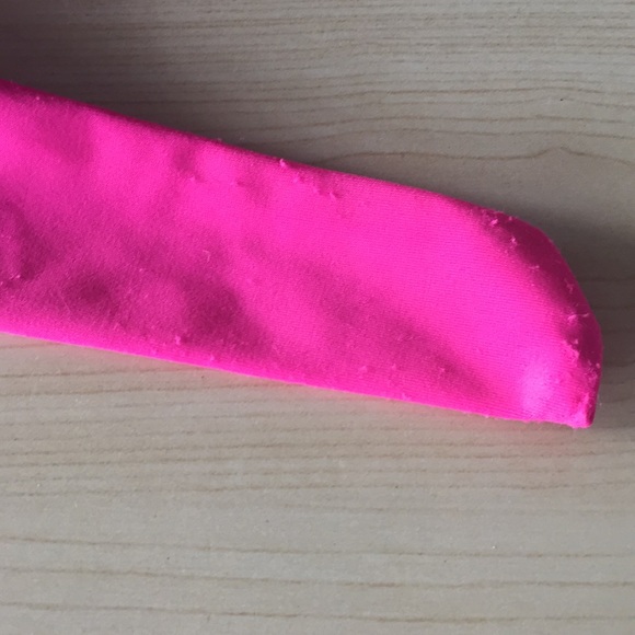 Bright Pink Bandeau Bikini Top - Picture 2 of 2